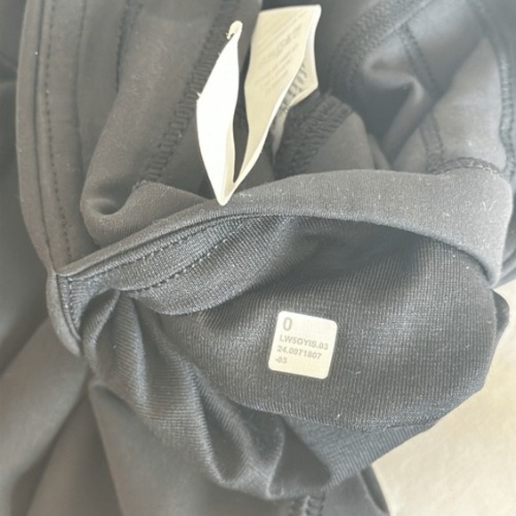 Lululemon Wunder Train High-Rise Tight 25" Hem Slit black leggings size 0 NWT - Picture 6 of 6